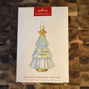 Hallmark Keepsake Blue and Gold Ornament